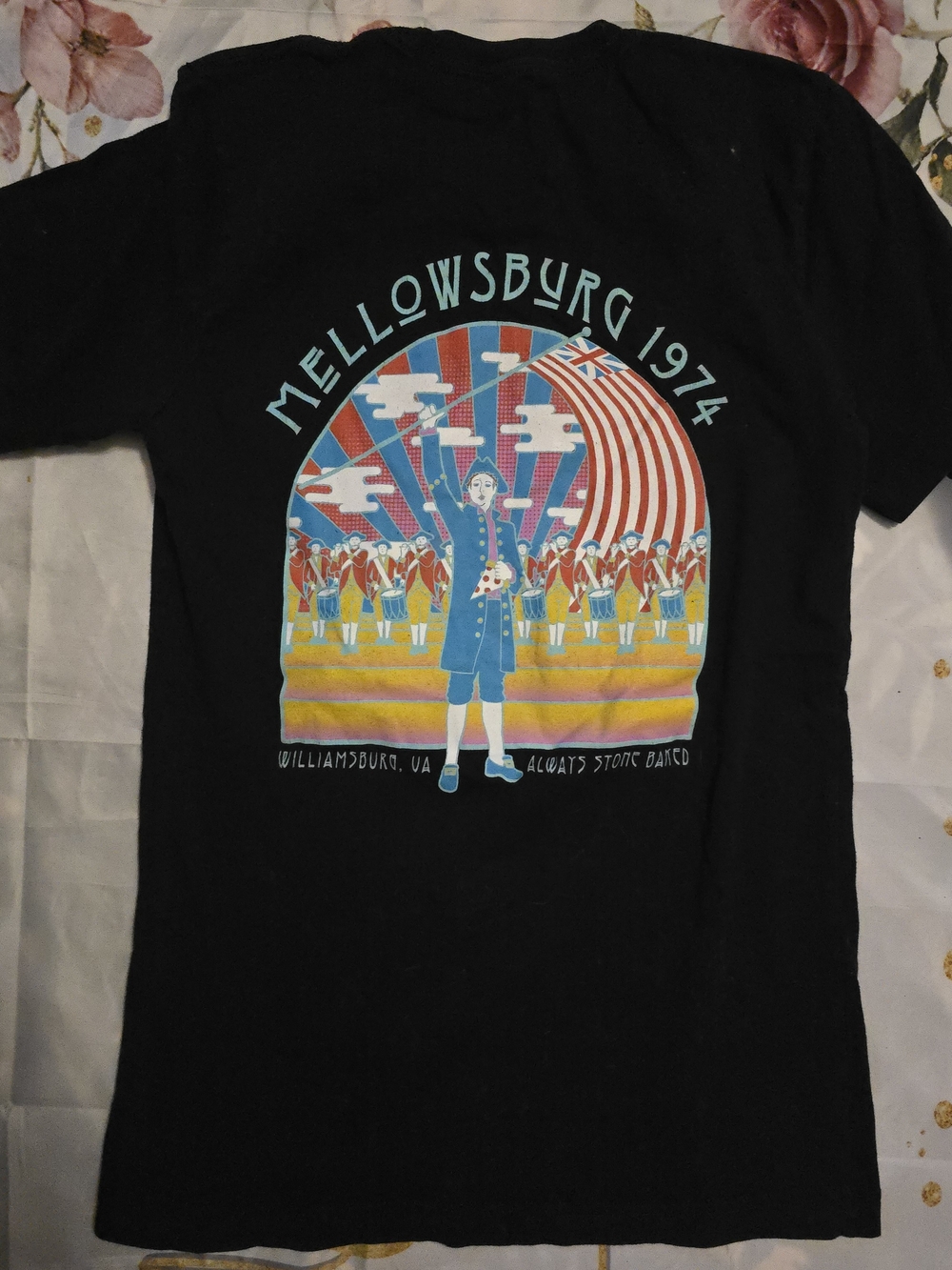 Mellow Mushroom 1974 Graphic Tee - Black